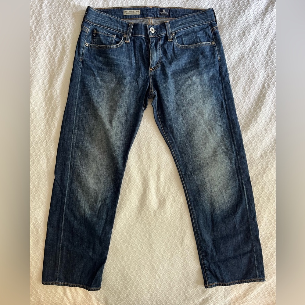 AG denim tomboy crop